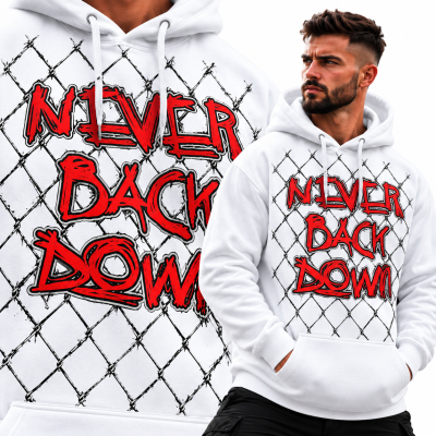 BLUZA Z KAPTUREM SPORTY WALKI  MMA FIGHTER BLACK